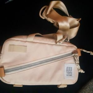 Off white Topo Designs Mini Quick Pack crossbody bag